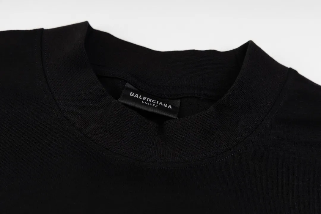 #「 Quality」 《BALENCIAGA 》24SS Classic T Quality - 2 - os 220 -26 280g - 320g - Quality ：Black White Size: XS-S-M-L
